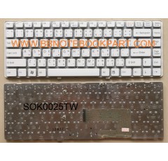 Sony Keyboard คีย์บอร์ด VAIO VGN-NW ภาษาไทย อังกฤษ